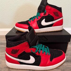 Air Jordan 1 Mid SE 'Christmas' Men’s Sneakers size 12